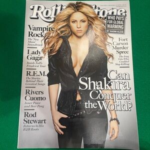 Rolling Stone Magazine with Shakira Cover